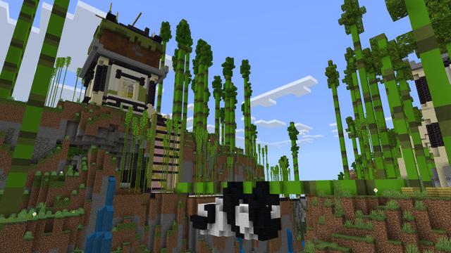Screenshot of the Minecraft Bedrock Marketplace product Panda Mansion created by BLOCKLAB Studios.