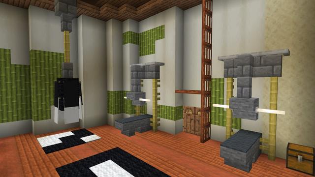 Screenshot of the Minecraft Bedrock Marketplace product Panda Mansion created by BLOCKLAB Studios.