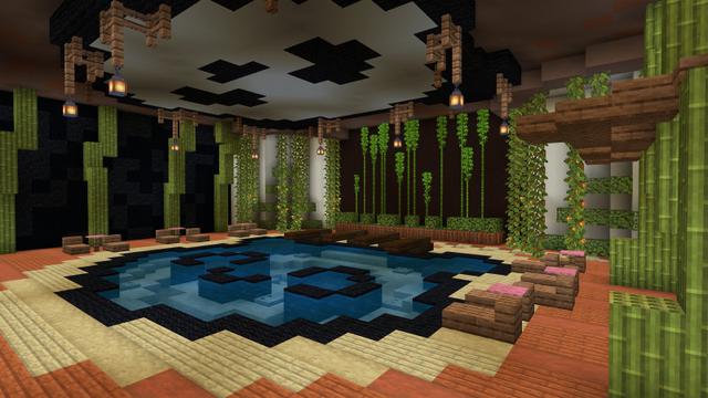 Screenshot of the Minecraft Bedrock Marketplace product Panda Mansion created by BLOCKLAB Studios.