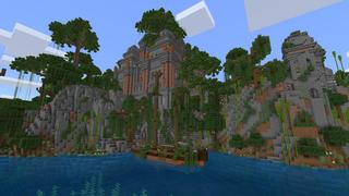 Screenshot of the Minecraft Bedrock Marketplace product Panda Sanctuary Survival created by BLOCKLAB Studios.