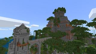 Screenshot of the Minecraft Bedrock Marketplace product Panda Sanctuary Survival created by BLOCKLAB Studios.