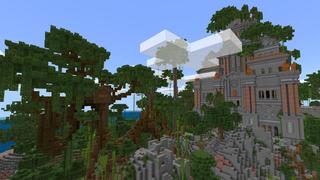Screenshot of the Minecraft Bedrock Marketplace product Panda Sanctuary Survival created by BLOCKLAB Studios.
