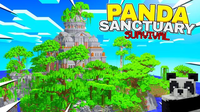 Thumbnail of the Minecraft Bedrock Marketplace product Panda Sanctuary Survival created by BLOCKLAB Studios.