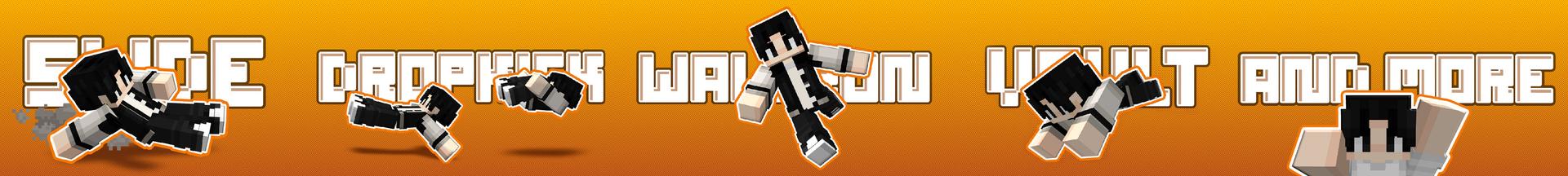 Panorama of the Minecraft Bedrock Marketplace product Parkour++ Add-On created by BLOCKLAB Studios.