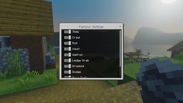 Screenshot of the Minecraft Bedrock Marketplace product Parkour++ Add-On created by BLOCKLAB Studios.