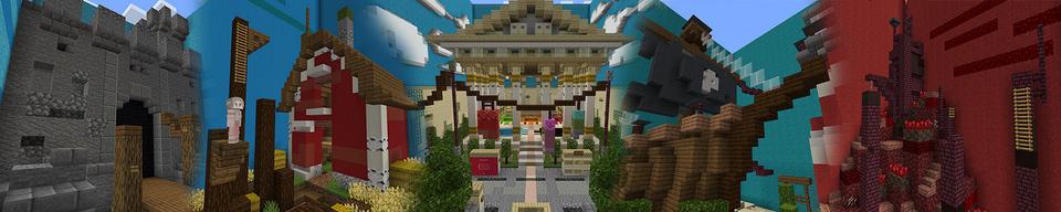 Panorama of the Minecraft Bedrock Marketplace product Parkour Race created by BLOCKLAB Studios.
