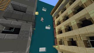 Screenshot of the Minecraft Bedrock Marketplace product Parkour Race created by BLOCKLAB Studios.