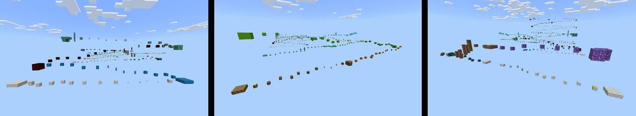 Panorama of the Minecraft Bedrock Marketplace product Parkour created by BLOCKLAB Studios.