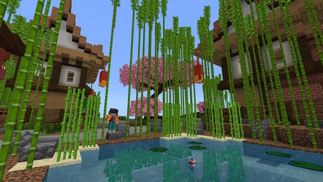 Screenshot of the Minecraft Bedrock Marketplace product Peaceful Base created by BLOCKLAB Studios.