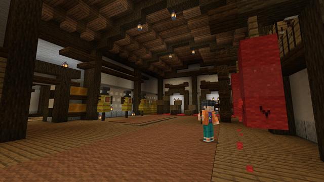Screenshot of the Minecraft Bedrock Marketplace product Peaceful Base created by BLOCKLAB Studios.