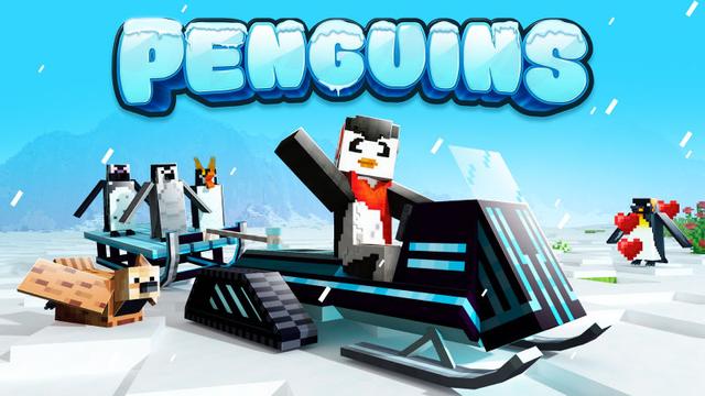 Thumbnail of the Minecraft Bedrock Marketplace product Penguins created by BLOCKLAB Studios.