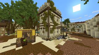 Screenshot of the Minecraft Bedrock Marketplace product Pharaoh's Oasis created by BLOCKLAB Studios.