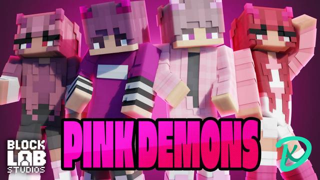 Thumbnail of the Minecraft Bedrock Marketplace product Pink Demons created by BLOCKLAB Studios.
