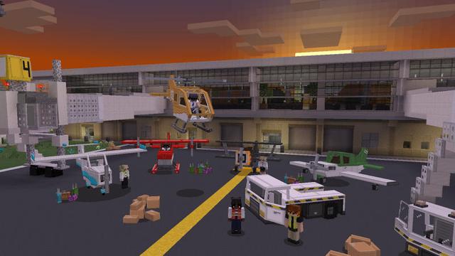 Screenshot of the Minecraft Bedrock Marketplace product Planes created by BLOCKLAB Studios.