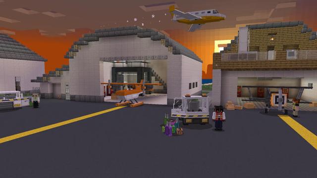Screenshot of the Minecraft Bedrock Marketplace product Planes created by BLOCKLAB Studios.