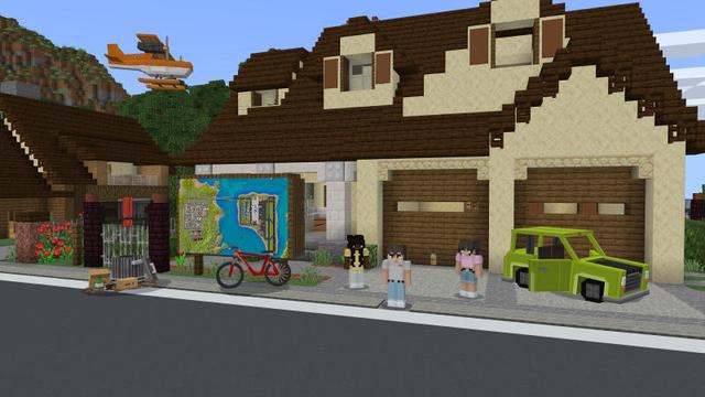 Screenshot of the Minecraft Bedrock Marketplace product Planes created by BLOCKLAB Studios.