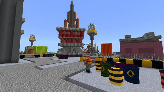 Screenshot of the Minecraft Bedrock Marketplace product Platform Base created by BLOCKLAB Studios.