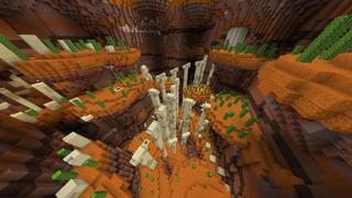 Screenshot of the Minecraft Bedrock Marketplace product Poison Parkour created by BLOCKLAB Studios.