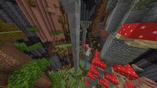 Screenshot of the Minecraft Bedrock Marketplace product Poison Parkour created by BLOCKLAB Studios.