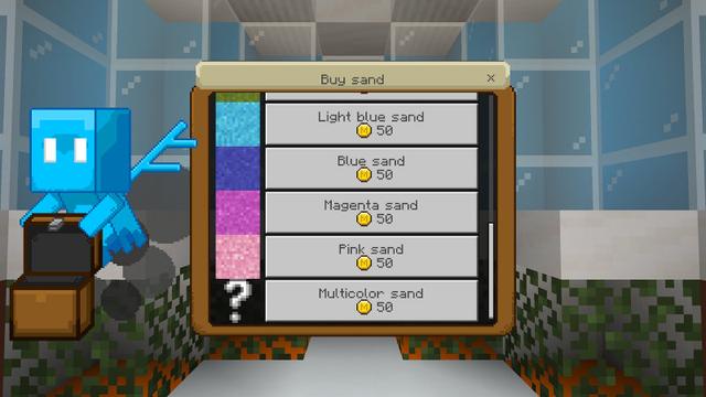 Screenshot of the Minecraft Bedrock Marketplace product Powder Gravity created by BLOCKLAB Studios.