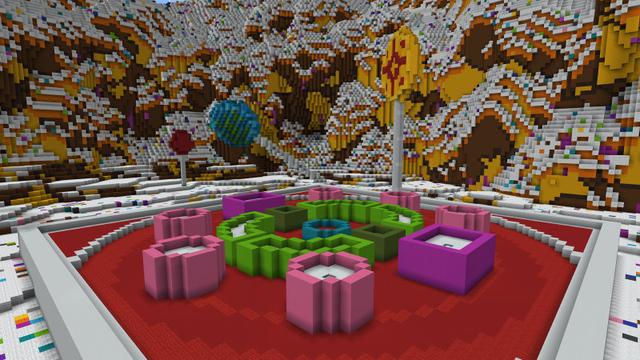 Screenshot of the Minecraft Bedrock Marketplace product Powder Gravity created by BLOCKLAB Studios.