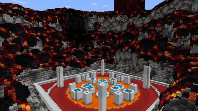 Screenshot of the Minecraft Bedrock Marketplace product Powder Gravity created by BLOCKLAB Studios.