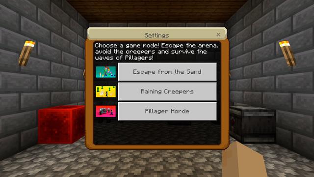 Screenshot of the Minecraft Bedrock Marketplace product Powder Gravity created by BLOCKLAB Studios.