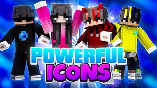 Thumbnail of the Minecraft Bedrock Marketplace product Powerful Icons created by BLOCKLAB Studios.