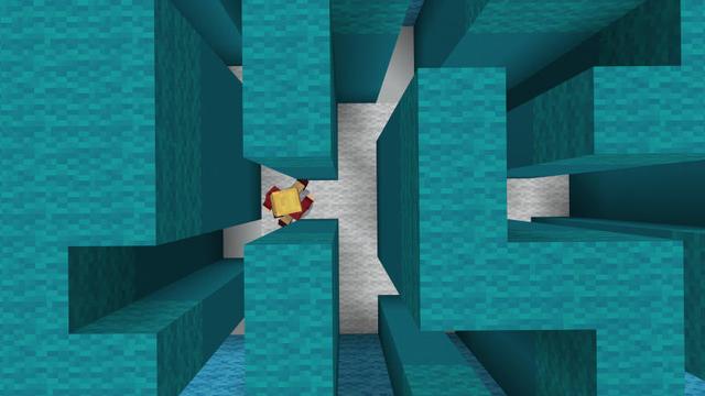 Screenshot of the Minecraft Bedrock Marketplace product Rainbow 64 Parkour created by BLOCKLAB Studios.