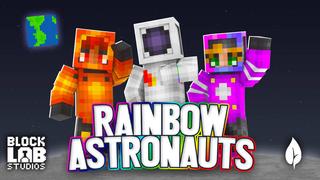 Thumbnail of the Minecraft Bedrock Marketplace product Rainbow Astronauts created by BLOCKLAB Studios.