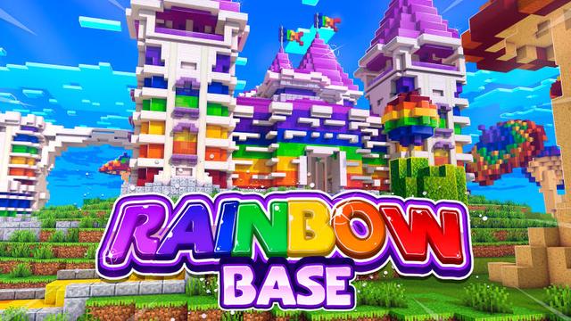 Thumbnail of the Minecraft Bedrock Marketplace product Rainbow Base created by BLOCKLAB Studios.