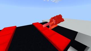 Screenshot of the Minecraft Bedrock Marketplace product Rainbow Obstacle Parkour created by BLOCKLAB Studios.