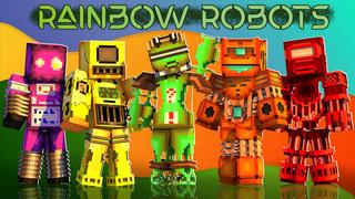 Thumbnail of the Minecraft Bedrock Marketplace product Rainbow Robots created by BLOCKLAB Studios.