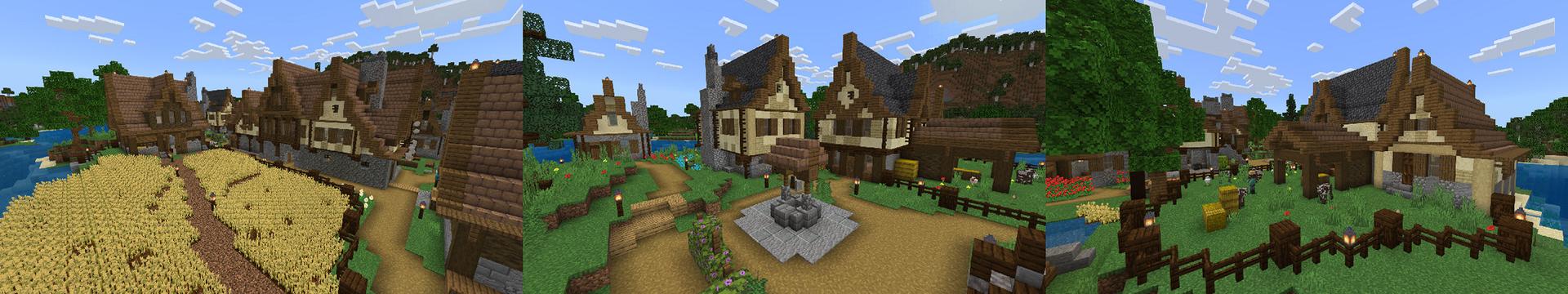 Panorama of the Minecraft Bedrock Marketplace product Random Fishing Loot created by BLOCKLAB Studios.