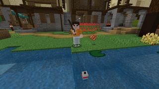 Screenshot of the Minecraft Bedrock Marketplace product Random Fishing Loot created by BLOCKLAB Studios.
