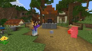 Screenshot of the Minecraft Bedrock Marketplace product Random Mob Drops created by BLOCKLAB Studios.