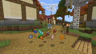 Screenshot of the Minecraft Bedrock Marketplace product Random Mob Drops created by BLOCKLAB Studios.