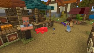 Screenshot of the Minecraft Bedrock Marketplace product Random Mob Drops created by BLOCKLAB Studios.