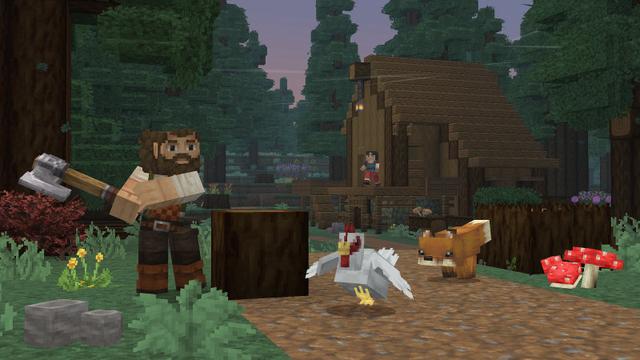 Screenshot of the Minecraft Bedrock Marketplace product Realism Reimagined HD created by BLOCKLAB Studios.