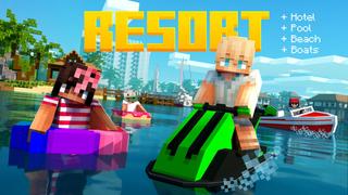 Thumbnail of the Minecraft Bedrock Marketplace product Resort created by BLOCKLAB Studios.