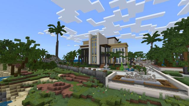 Screenshot of the Minecraft Bedrock Marketplace product Rich Islands created by BLOCKLAB Studios.