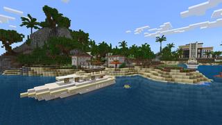 Screenshot of the Minecraft Bedrock Marketplace product Rich Islands created by BLOCKLAB Studios.