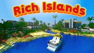 Thumbnail of the Minecraft Bedrock Marketplace product Rich Islands created by BLOCKLAB Studios.