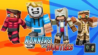 Thumbnail of the Minecraft Bedrock Marketplace product Runners Vs. Hunters created by BLOCKLAB Studios.