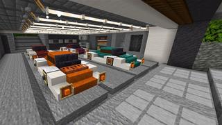 Screenshot of the Minecraft Bedrock Marketplace product Safest Millionaire Mansion created by BLOCKLAB Studios.