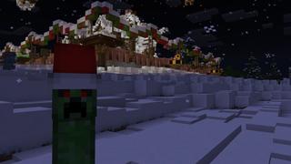 Screenshot of the Minecraft Bedrock Marketplace product Santa Apocalypse Invasion created by BLOCKLAB Studios.