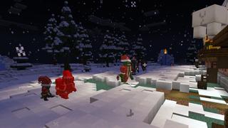 Screenshot of the Minecraft Bedrock Marketplace product Santa Apocalypse Invasion created by BLOCKLAB Studios.