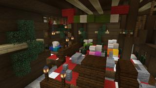 Screenshot of the Minecraft Bedrock Marketplace product Santa Apocalypse Invasion created by BLOCKLAB Studios.