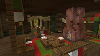Screenshot of the Minecraft Bedrock Marketplace product Santa Apocalypse Invasion created by BLOCKLAB Studios.