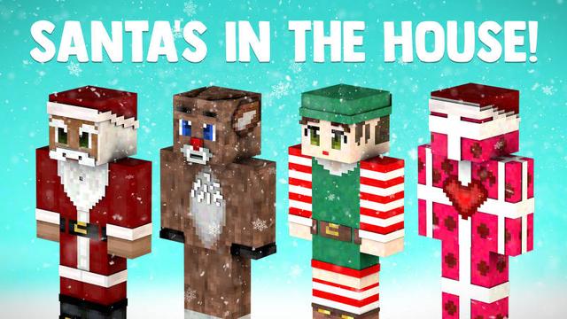 Thumbnail of the Minecraft Bedrock Marketplace product Santa's In The House! created by BLOCKLAB Studios.